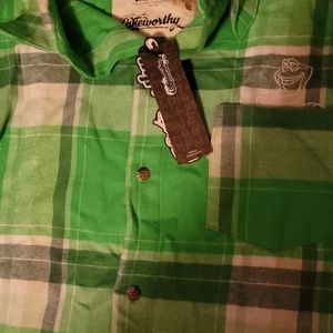 Disney Princess and the Frog Flannel shirt